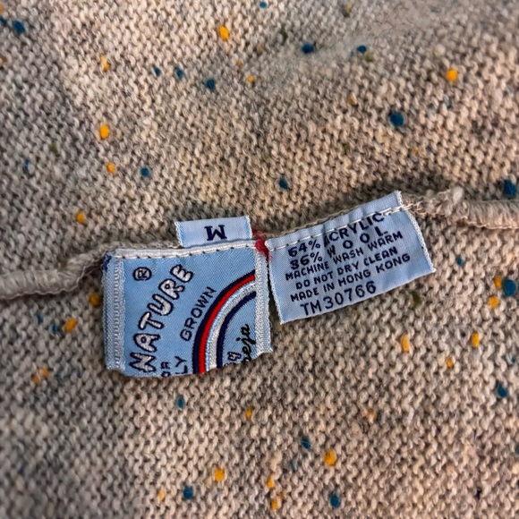 Vintage 70s Mother Nature by Arpeja A-Line Sweater Skirt - Picture 5 of 5